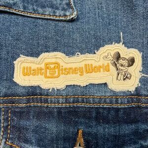 Walt Disney World Mickey Mouse Denim Trucker Jacket L
